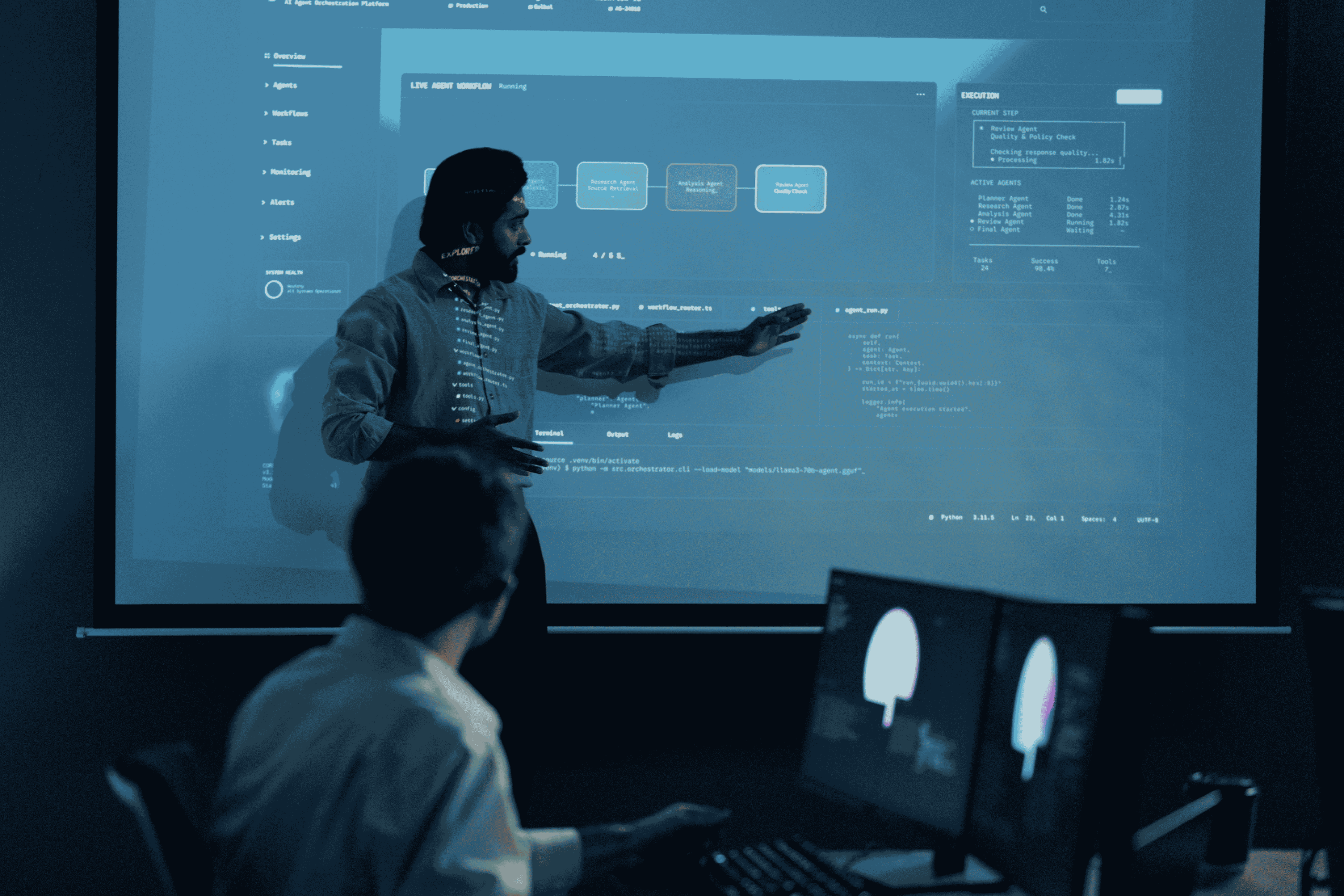 Managed IT team deploying custom AI system for Mississippi business